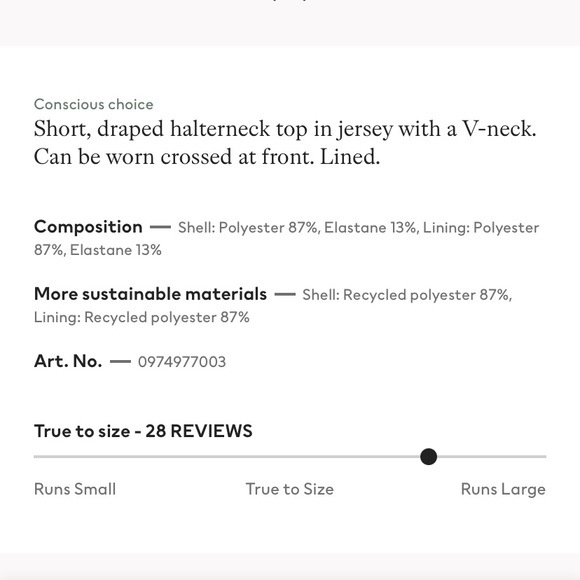 Purple H&M cropped halter top - Picture 6 of 6